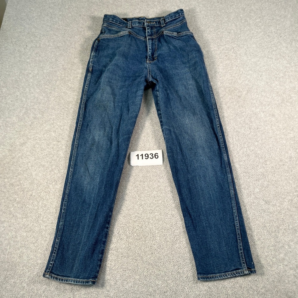 Vintage Air Express Straight Jeans Women 11P/12 Blue Denim Cotton Stretch Casual